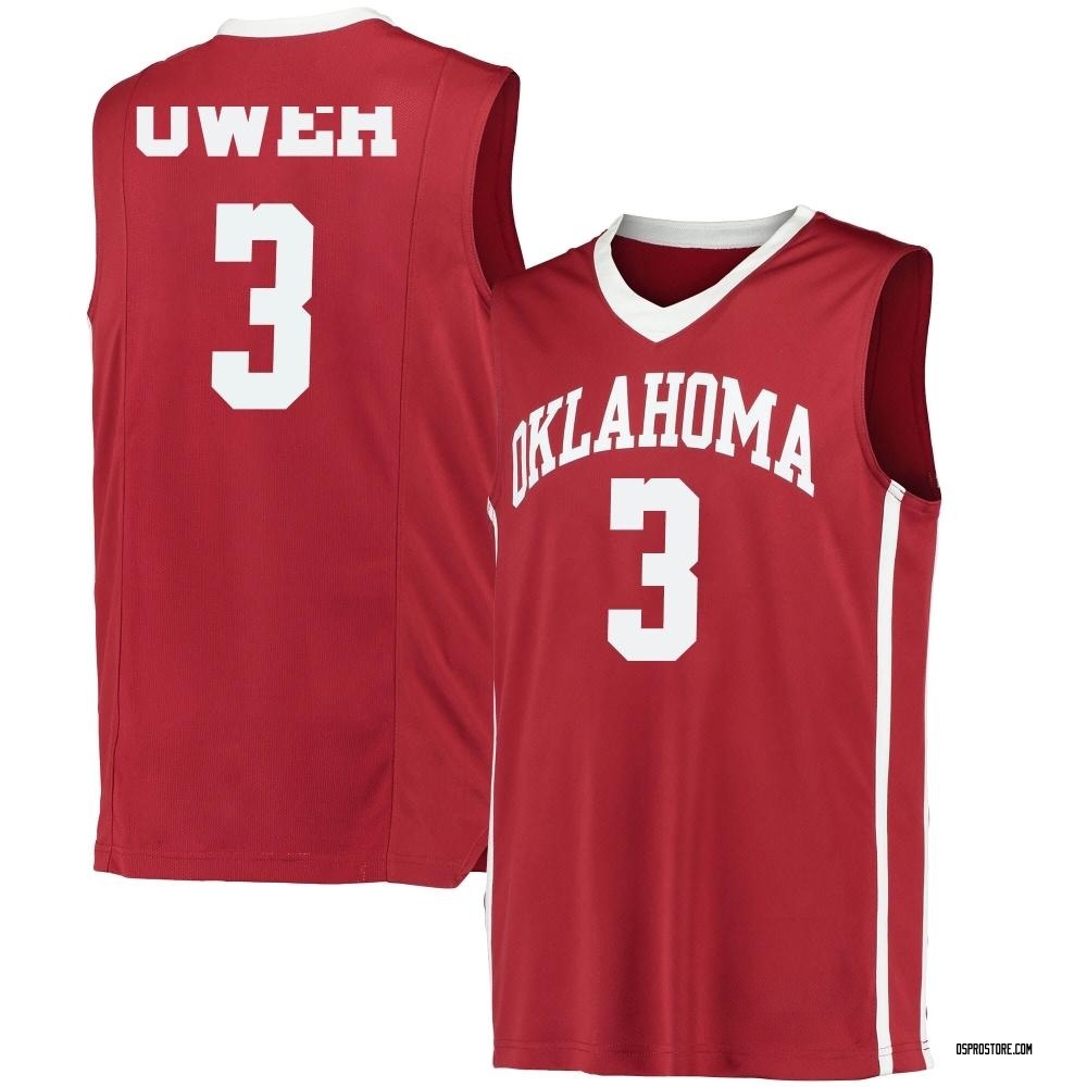 Oklahoma sooners youth outlet basketball jersey