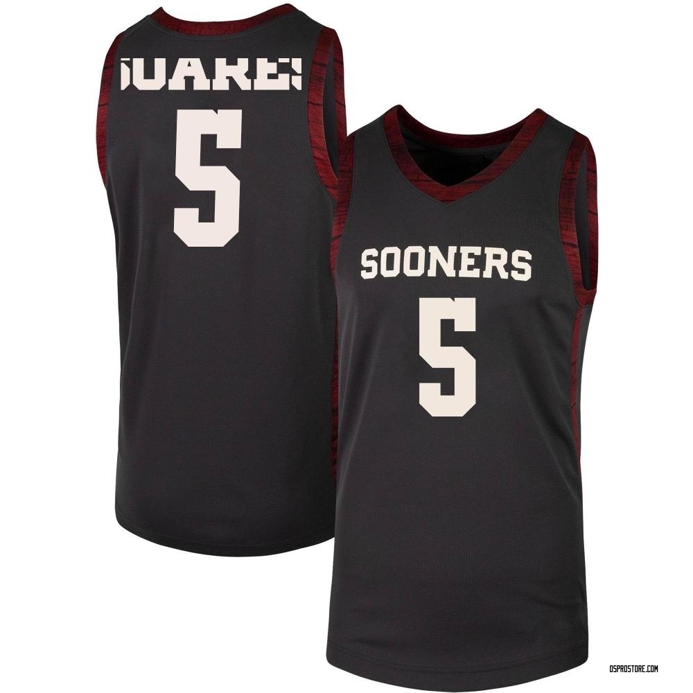 Oklahoma sooners youth top basketball jersey